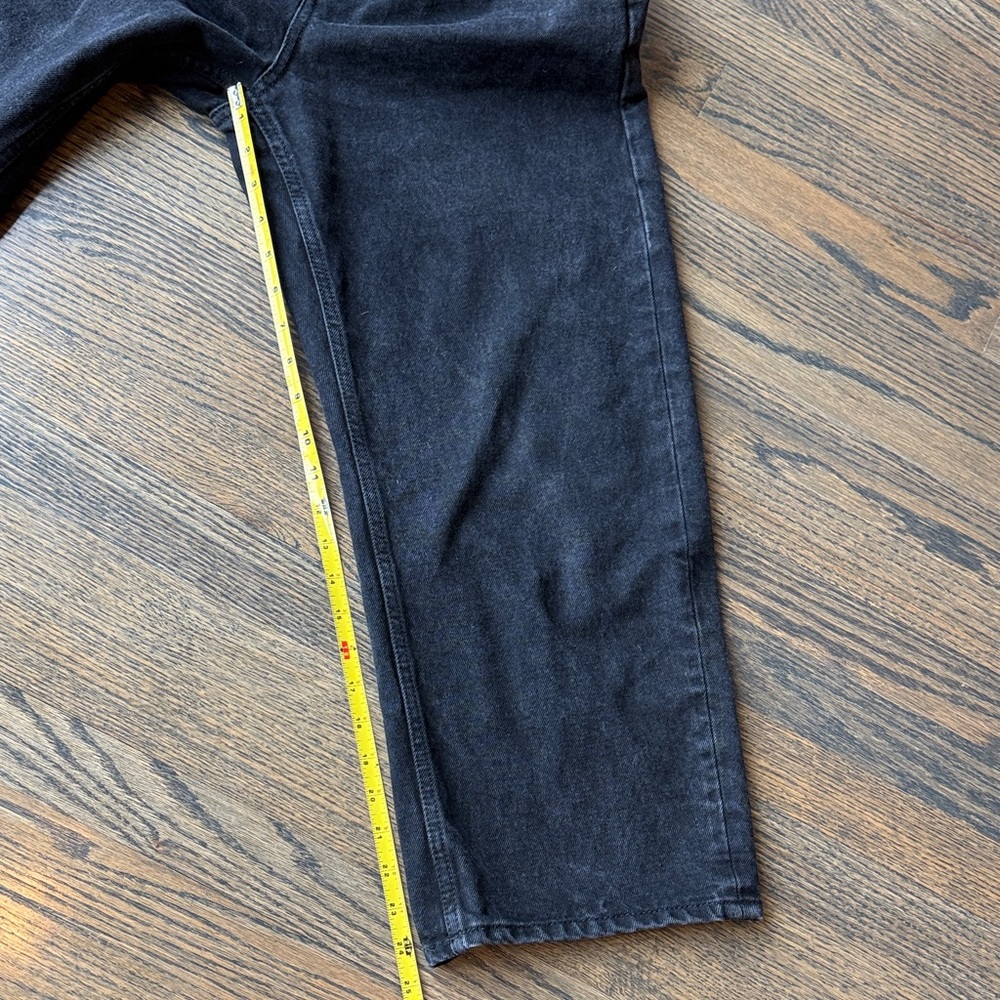 We The Free Washed Vintage Black Wide-Leg Ankle Jeans size 28 NWOT - Picture 9 of 13